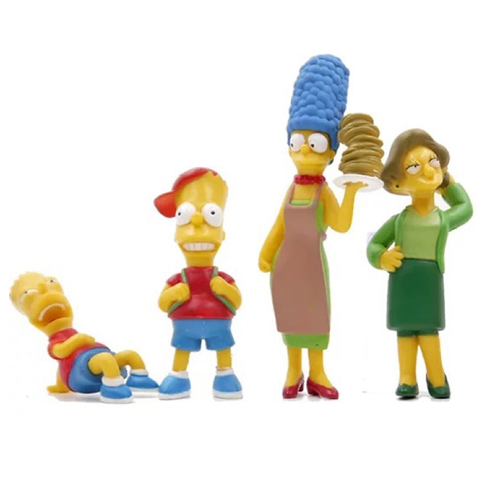 Kit Bonecos Miniatura Dos Simpsons Loja Oficial Xploudshop