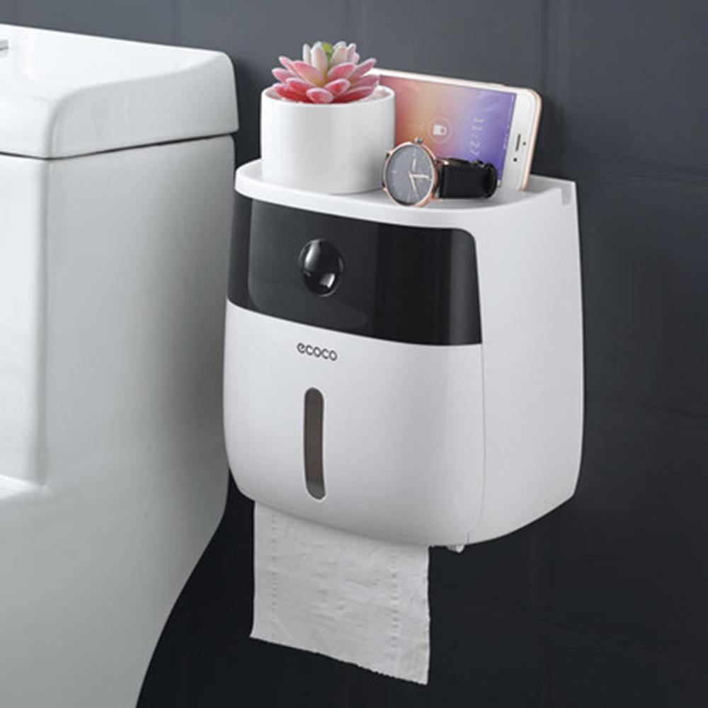 Porta Papel Higiênico com Suporte de Celular e Apoio para Objetos Pessoais - Loja Oficial | XploudShop