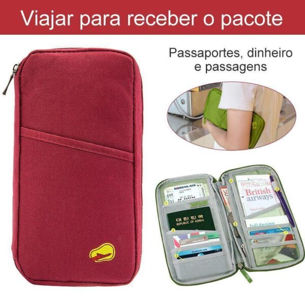 Carteira de Armazenamento de Viagem com Vários Bolsos - Loja Oficial | XploudShop