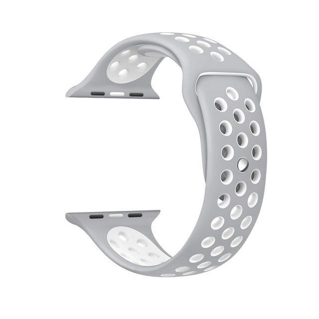 Pulseira de Volta Simples Para Apple Watch Em Silicone Série 4, 3, 2 e 1 - Loja Oficial | XploudShop