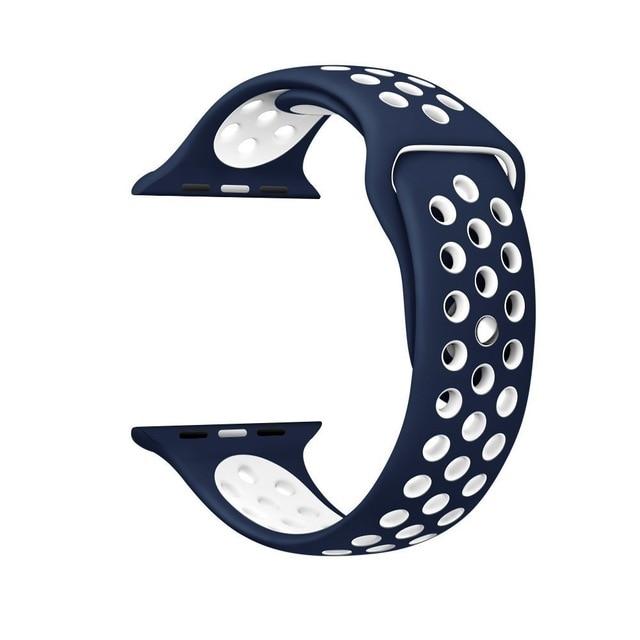 Pulseira de Volta Simples Para Apple Watch Em Silicone Série 4, 3, 2 e 1 - Loja Oficial | XploudShop