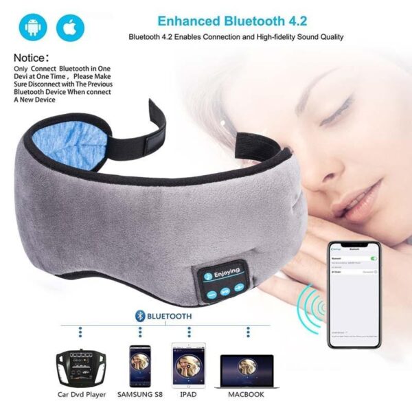 Máscara para dormir com Bluetooth - Loja Oficial | XploudShop