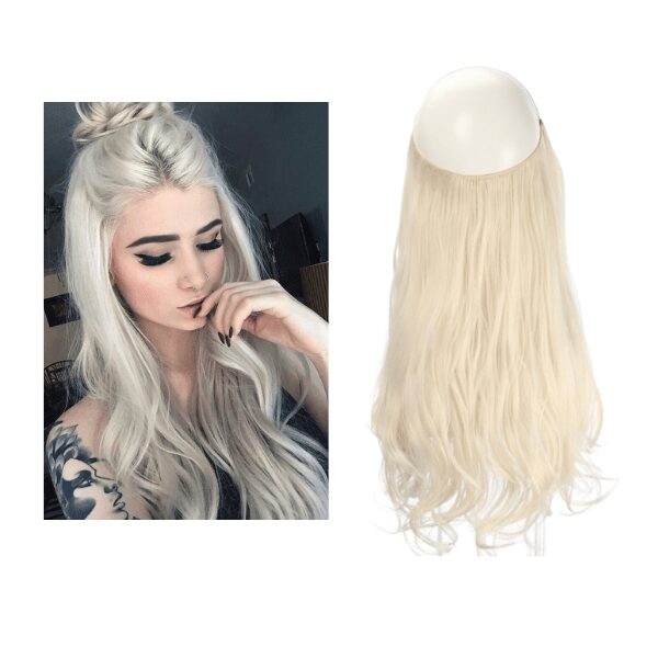 Aplique Loiro Platinado Wig Extension - Loja Oficial | XploudShop