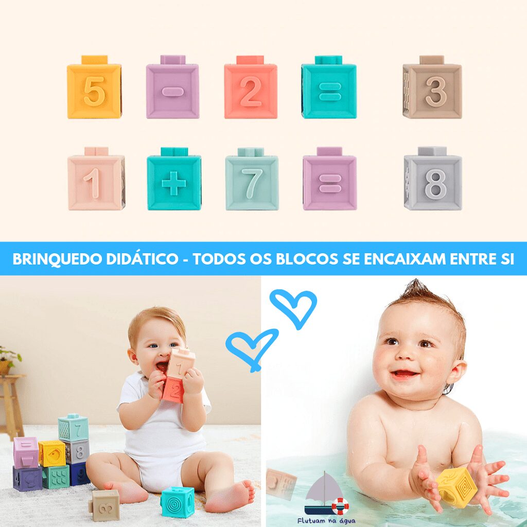 3D Blocks - Novos Blocos de Montar para Bebês - Loja Oficial | XploudShop