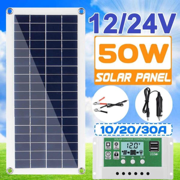 Painel Solar Dupla Saída Usb Células Solares 10/20/30 a Controlador - Loja Oficial | XploudShop