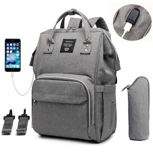 Bolsa Mochila Maternidade Safety 1st Multifuncional com USB - Loja Oficial | XploudShop