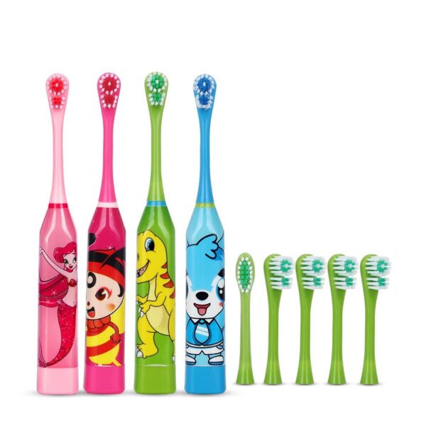 Escova de Dentes Elétrica Infantil Desenhos Animados Coloridos - Loja Oficial | XploudShop