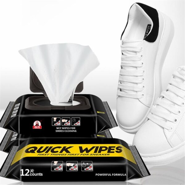 Quick Wipes Lenço Descartável de Sapato e Tênis Rápido Higiênico Lustra e Limpa - Loja Oficial | XploudShop