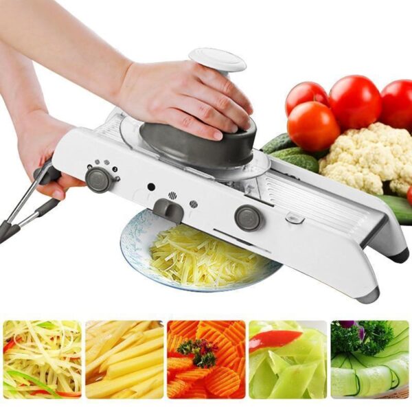 MultiSlicer® - Cortador De Legumes  Fatiador Ralador Com Regulagem Em Inox Profissional. - Loja Oficial | XploudShop