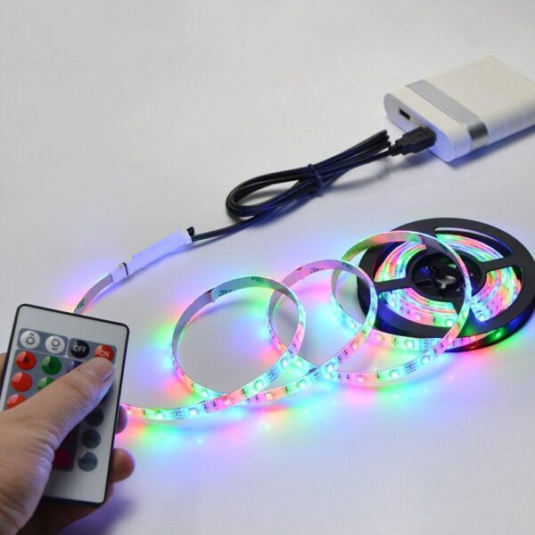 Fita de Luzes LED RGB Luminária Flexível USB Controle Remoto - Loja Oficial | XploudShop