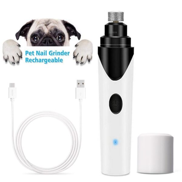 Lixador e Cortador de Unhas Elétrico para Pets Portátil Lixa Automática para Cachorros e Gatos Recarregável USB - Loja Oficial | XploudShop