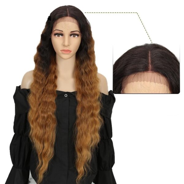 Front Lace Wig Fashion Cacheado Ondulado Mechas - Loja Oficial | XploudShop