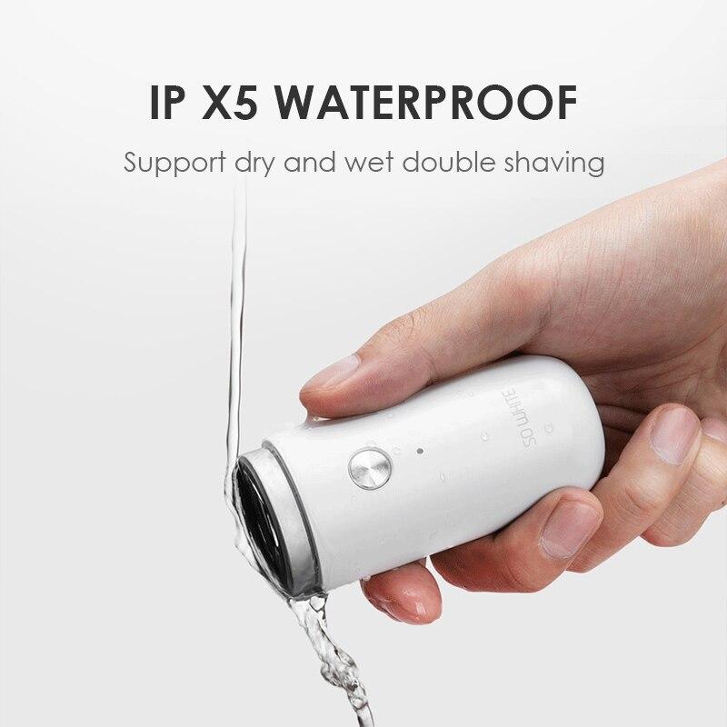 Barbeador Elétrico Xiaomi à Prova D'água Portátil USB Faca de Corte Branco - Loja Oficial | XploudShop
