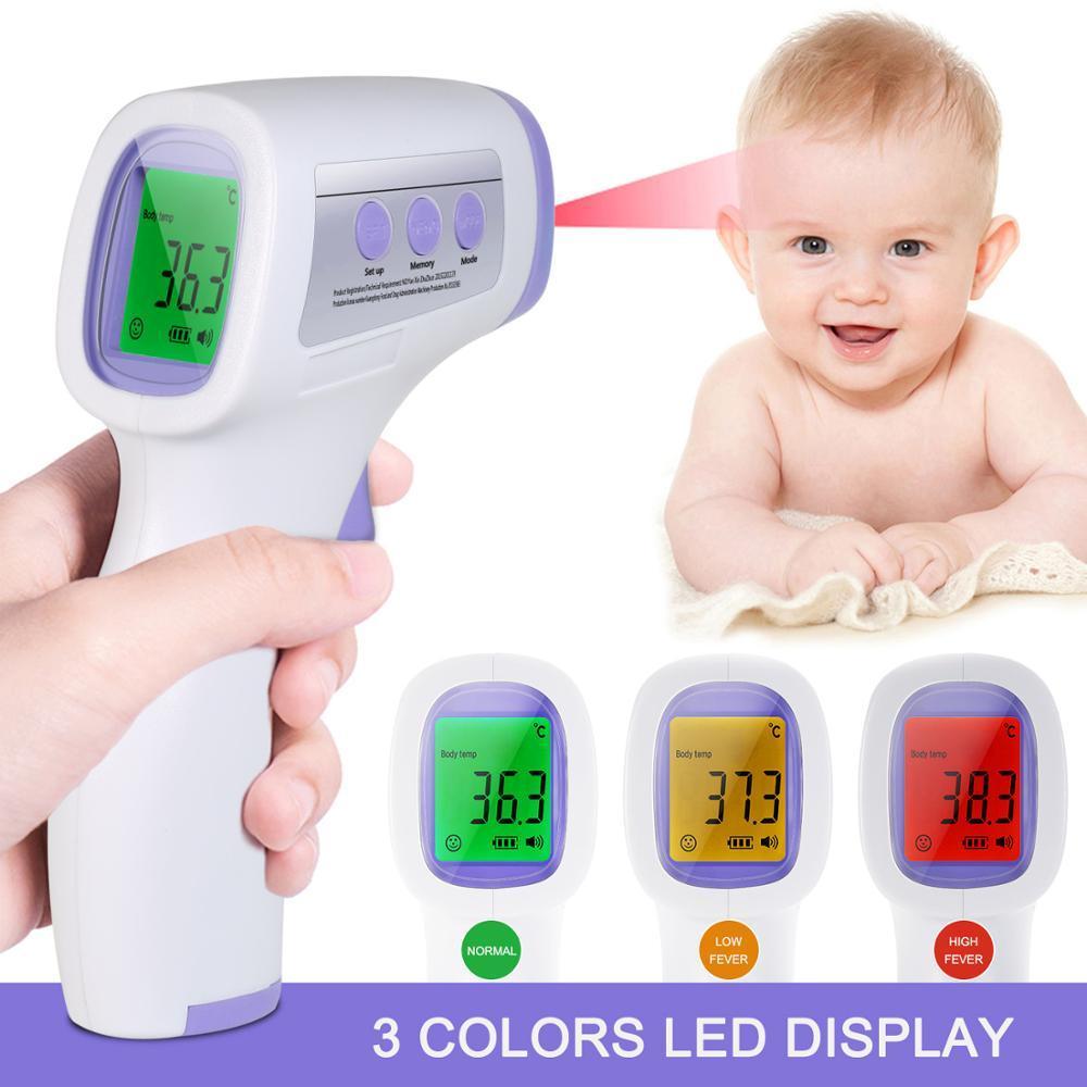Termômetro Infravermelho Digital LED 3 Cores Sem Contato Multi Função Bebê Adulto  Frete Expresso DHL - Loja Oficial | XploudShop