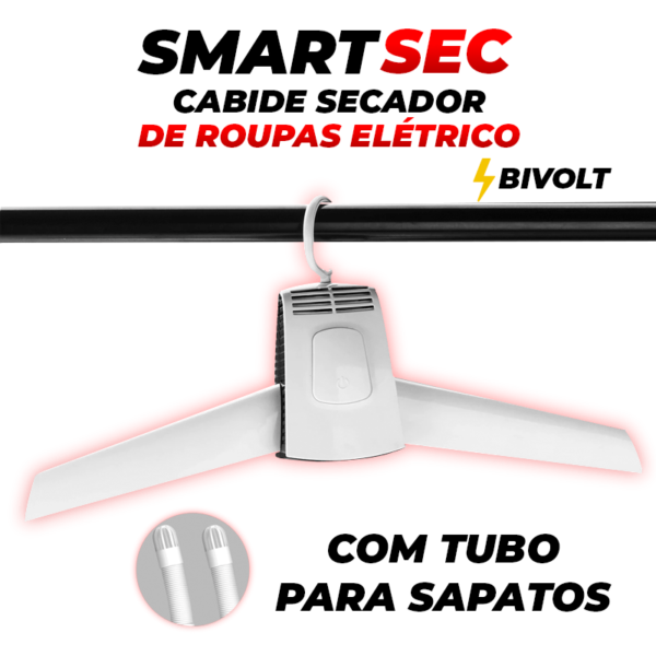 Smart Sec - Cabide Secador Bivolt - Loja Oficial | XploudShop