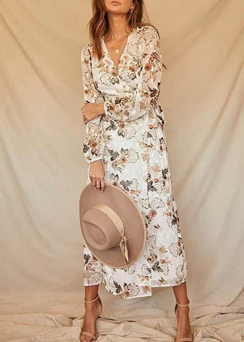 Vestido envelope hot sale floral