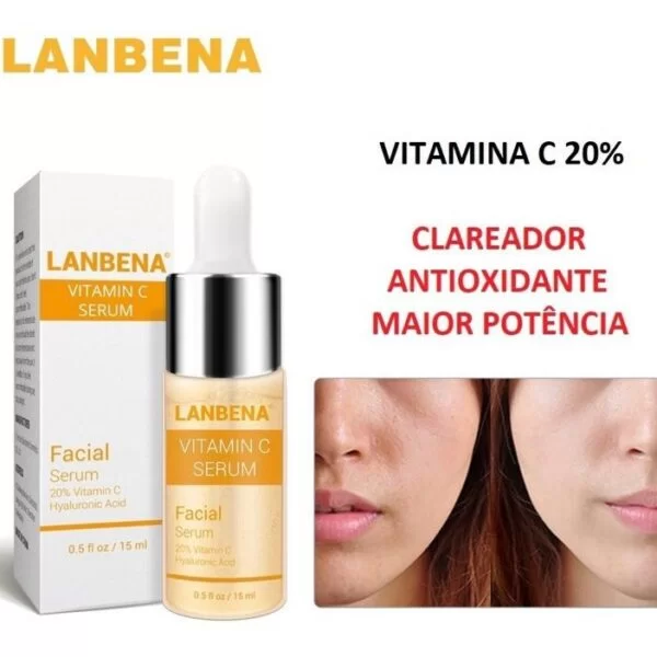 Lanbena® - Serum Completo + Vitamina C + Ácido Hialurônico - Loja Oficial | XploudShop