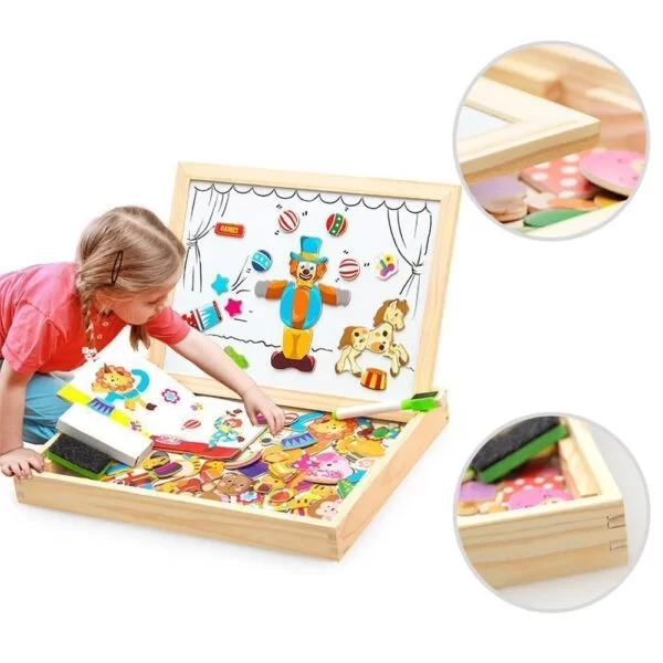 Drawing & Puzzle - Quadro Magnético Educacional - Loja Oficial | XploudShop