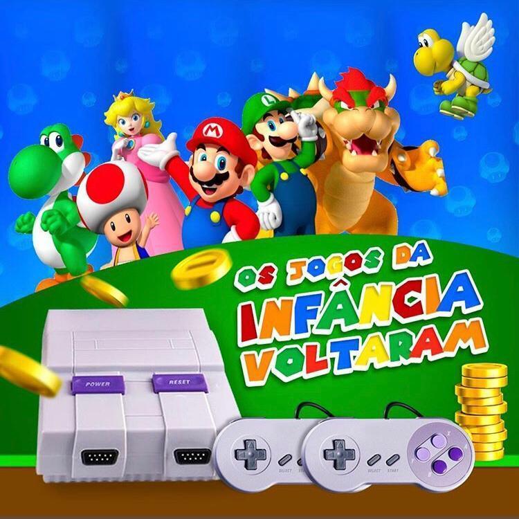 Mini Super Nintendo Mega Nostálgico 620 Jogos - Loja Oficial | XploudShop