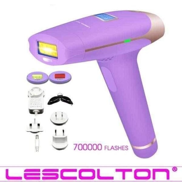 Lescolton Profissional T009x Roxo 700 Mil Disparos - Depilador Rejuvenescedor Laser - Loja Oficial | XploudShop