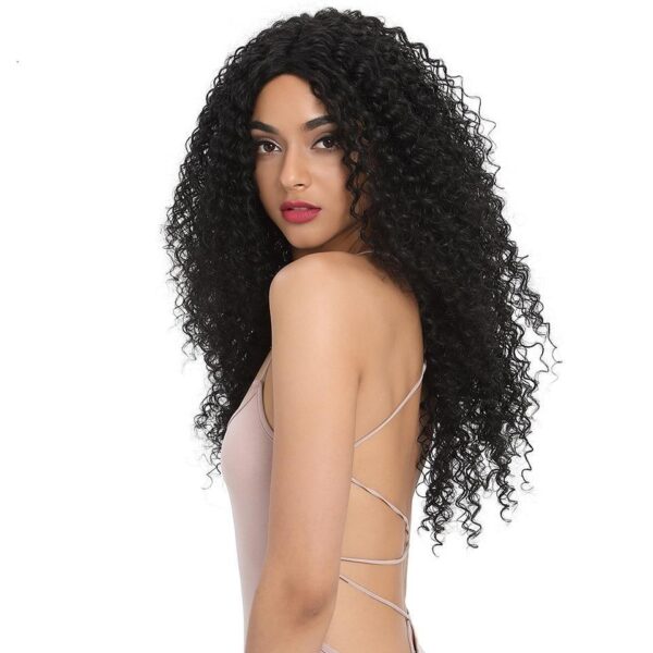 Front Lace Wig Fashion Cacheado Preto 65cm - Loja Oficial | XploudShop