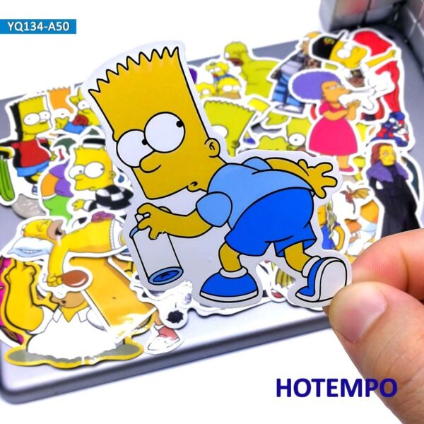 50 adesivos "Os Simpsons" - Loja Oficial | XploudShop