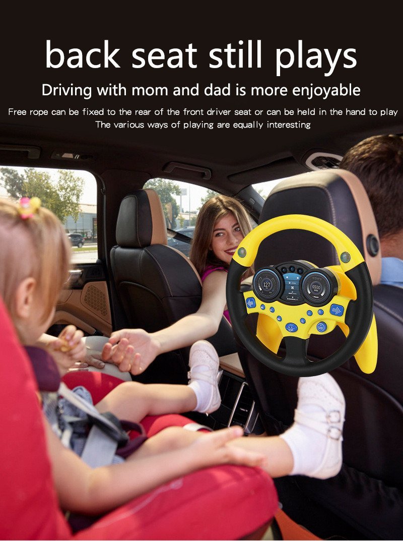 Brinquedos do bebê copiloto volante quebra-cabeça bebê desenvolvimento educacional brinquedo simulação de direção brinquedos carro para a criança presente natal - Loja Oficial | XploudShop