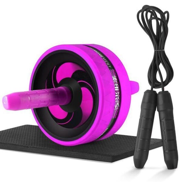 Kit FItness 2 itens - Corda de Pular e Rodinha de Abdominal - Loja Oficial | XploudShop